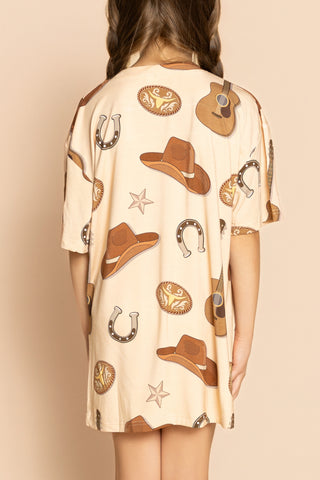 Kids’ Long Tee "BEIGE"
