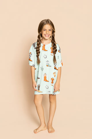 Kids’ Long Tee "BLUE"