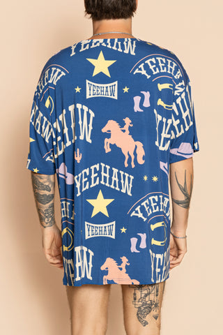 Unisex Long Tee "PAS MON PREMIER RODEO"