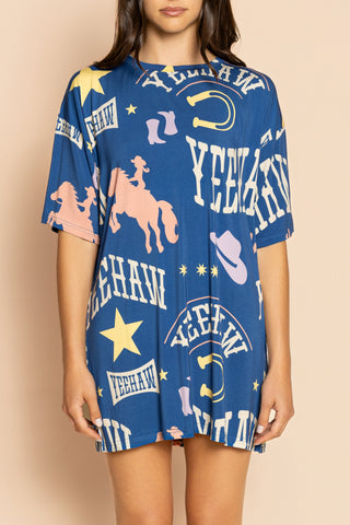 Unisex Long Tee "PAS MON PREMIER RODEO"