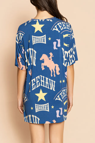 Unisex Long Tee "PAS MON PREMIER RODEO"