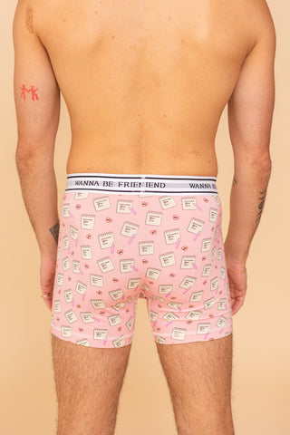 Long Boxers "WANNA BE FRIEND"