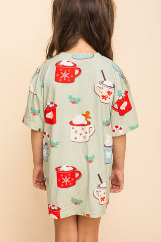 Long Tee Enfant "VERT"