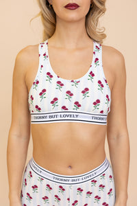 Sports Top "THORNY BUT LOVELY"