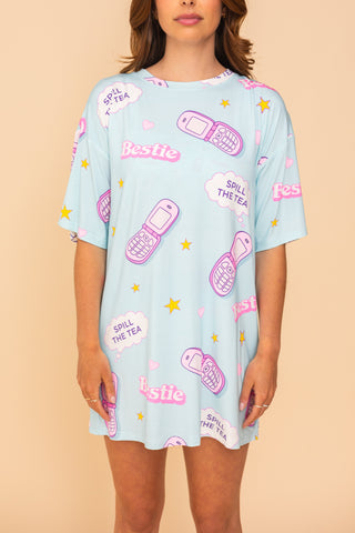 Unisex Long Tee "SPILL THE TEA"