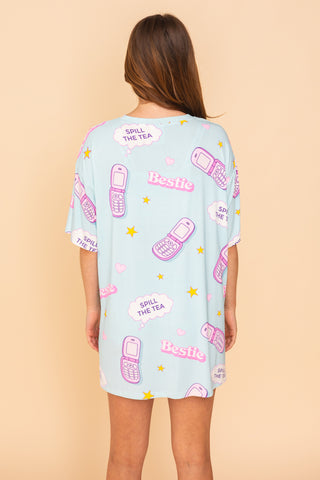 Unisex Long Tee "SPILL THE TEA"
