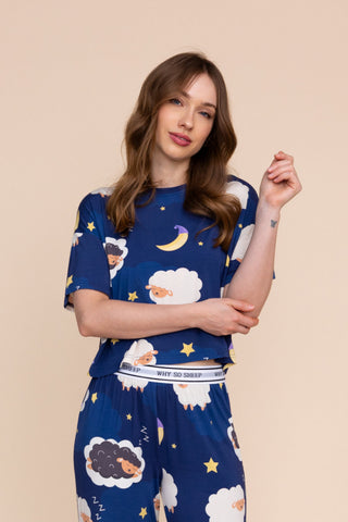 Haut Pyjama "WHY SO SHEEP"