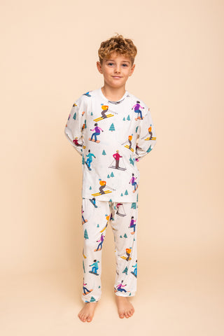 Ensemble Pyjama Enfant "T'AS SKI FAUT"