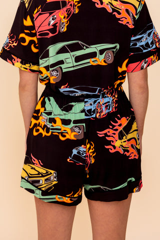 Pajama Shorts "DANGEROUS CURVES"