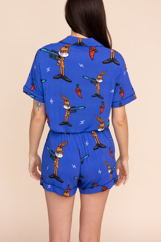 Pajama Shorts "SAUTE QUI PEUT"