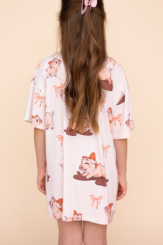 Long Tee Enfant "ROSE"