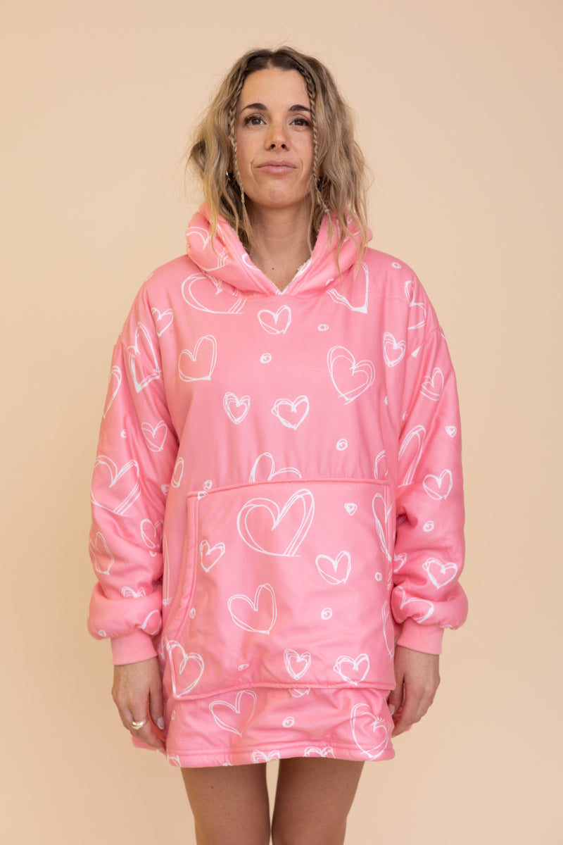 Hoodie Blanket "COUP DE COEUR"