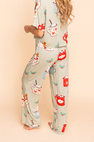 Pantalon Pyjama Évasé "GETTING HOT IN HERE"