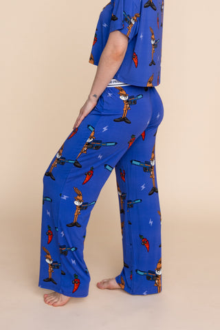 Pantalon Pyjama Évasé "SAUTE QUI PEUT"