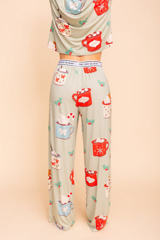 Pantalon Pyjama Évasé "GETTING HOT IN HERE"