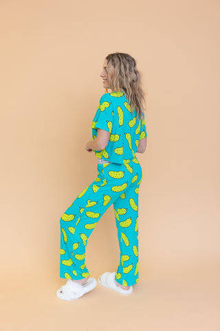 Pantalon Pyjama Évasé "DILL WITH IT"