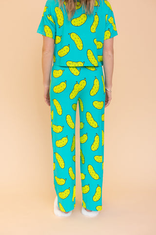 Pantalon Pyjama Évasé "DILL WITH IT"