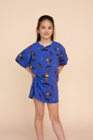 Long Tee Enfant "SAUTE QUI PEUT"