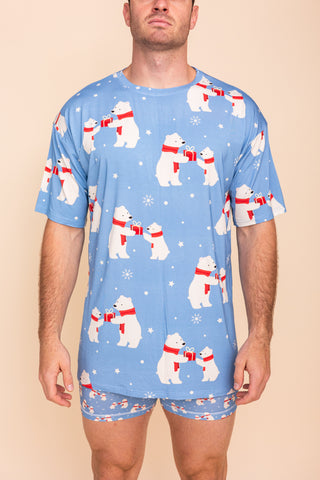 Unisex Long Tee "TOO CUTE TO BEAR"