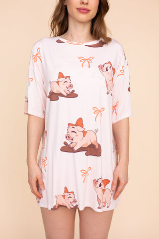 Long Tee Unisexe "P'TIT COCHON"