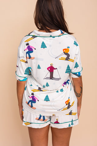 Chemisier Pyjama "T'AS SKI FAUT"