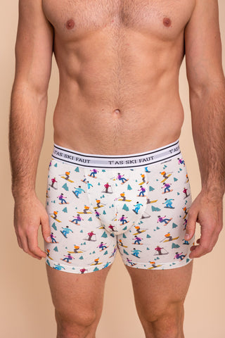 Boxer Long "T'AS SKI FAUT"