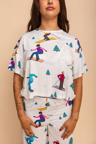 Haut Pyjama "T'AS SKI FAUT"