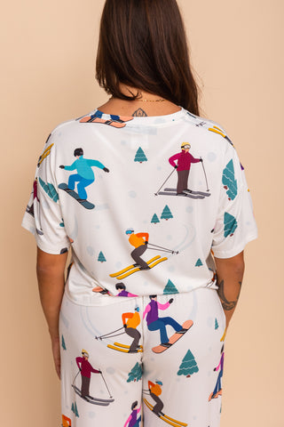 Haut Pyjama "T'AS SKI FAUT"