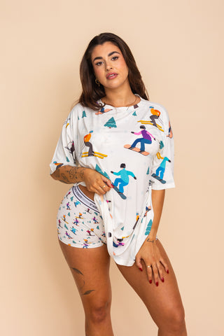 Long Tee Unisexe "T'AS SKI FAUT"