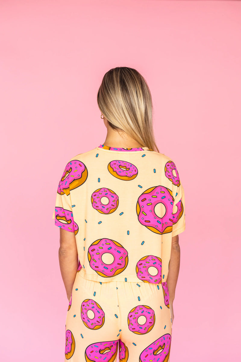 Pajama Top "I DONUT CARE"