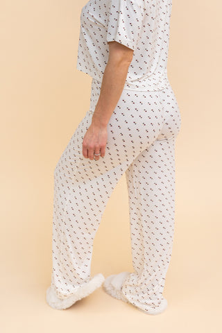 Pantalon Pyjama Évasé "PIECE OF MY HEART"