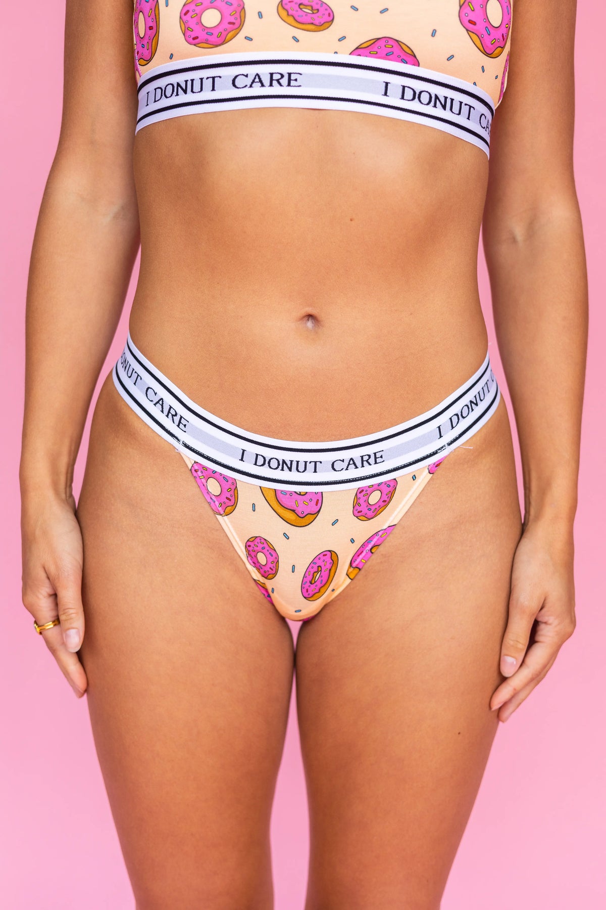 String Mini "I DONUT CARE"