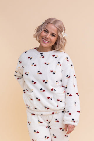 Unisex Fluffy Crewneck "PIECE OF MY HEART"