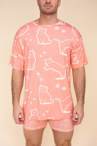 Long Tee Unisexe "FELINE GOOD"