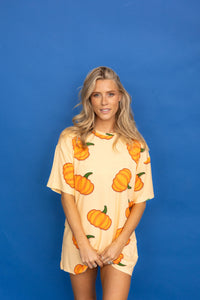 Long Tee Unisexe "PUMPKIN SPICE"