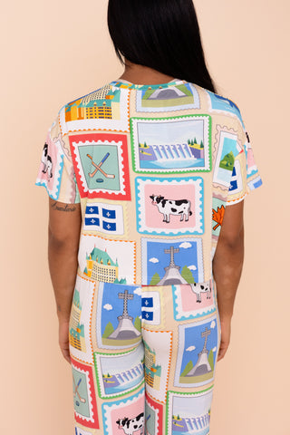 Haut Pyjama "JE ME SOUVIENS"