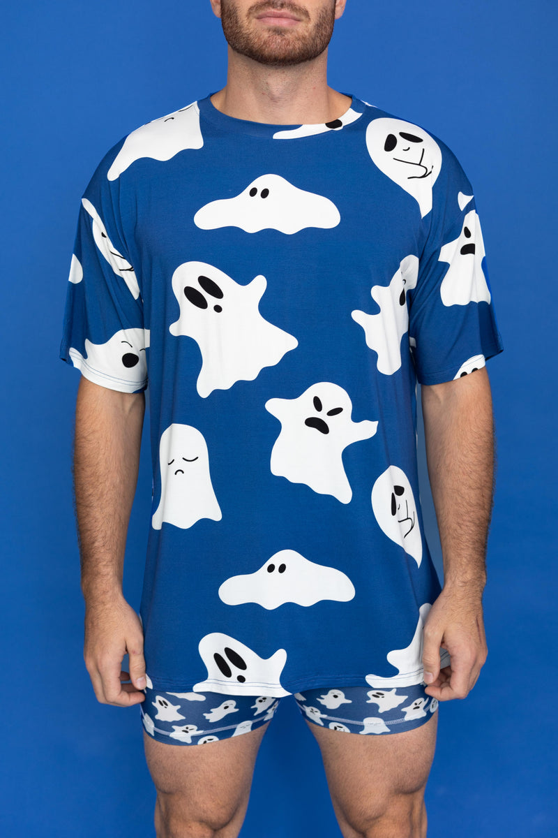 Long Tee Unisexe "GHOST MOI PAS"