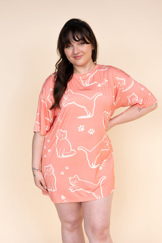 Unisex Long Tee "FELINE GOOD"