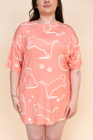 Long Tee Unisexe "FELINE GOOD"