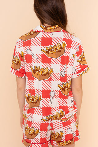 Chemisier Pyjama "LÂCHE PAS LA PATATE"