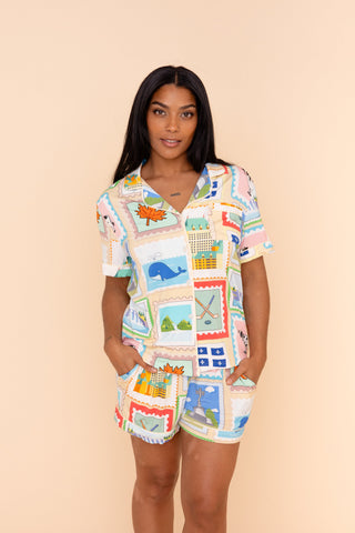 Chemisier Pyjama "JE ME SOUVIENS"