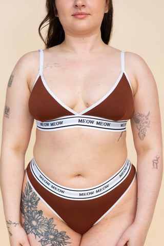 Bralette "MEOW MEOW"