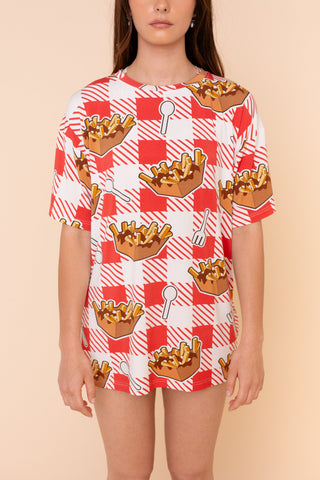Unisex Long Tee "LÂCHE PAS LA PATATE"