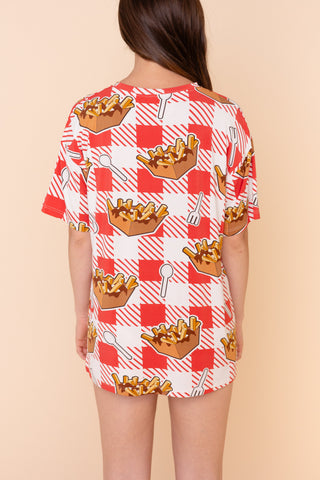 Unisex Long Tee "LÂCHE PAS LA PATATE"