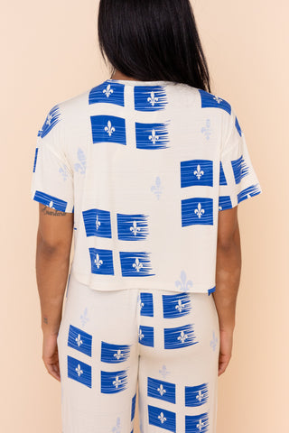 Haut Pyjama "VIVE LE QUÉBEC"