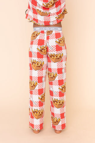 Pantalon Pyjama Évasé "LÂCHE PAS LA PATATE"