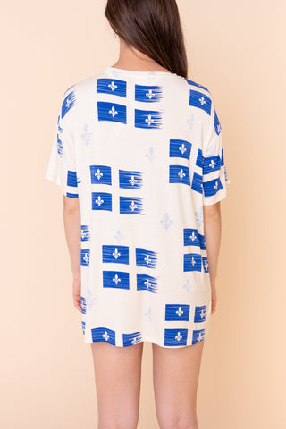 Unisex Long Tee "VIVE LE QUÉBEC"
