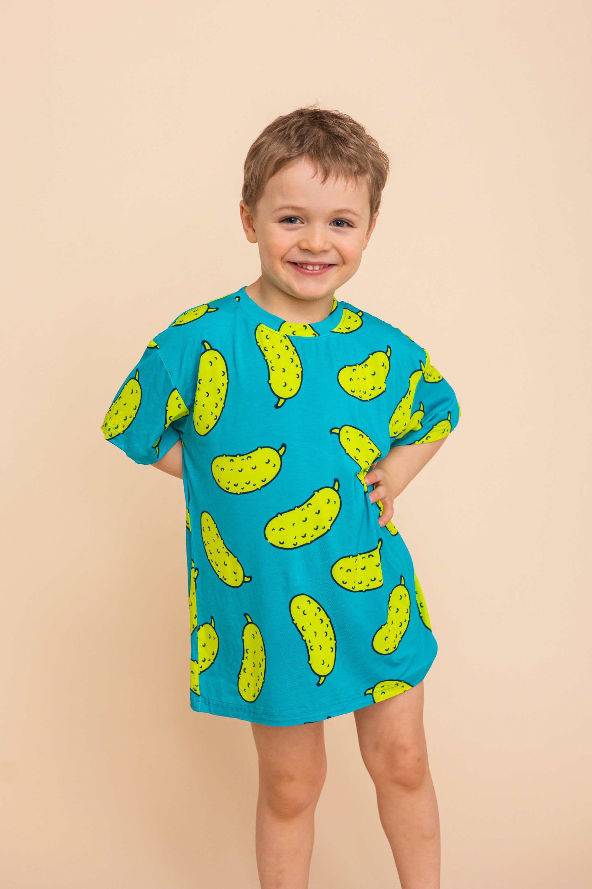 Long Tee Enfant "DILL WITH IT"