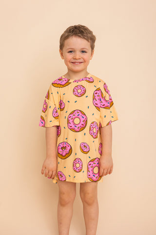 Long Tee Enfant "I DONUT CARE"
