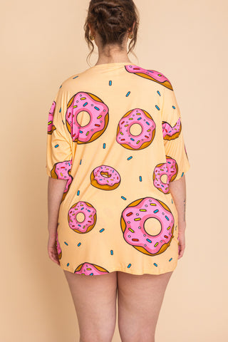 Long Tee Unisexe "I DONUT CARE"